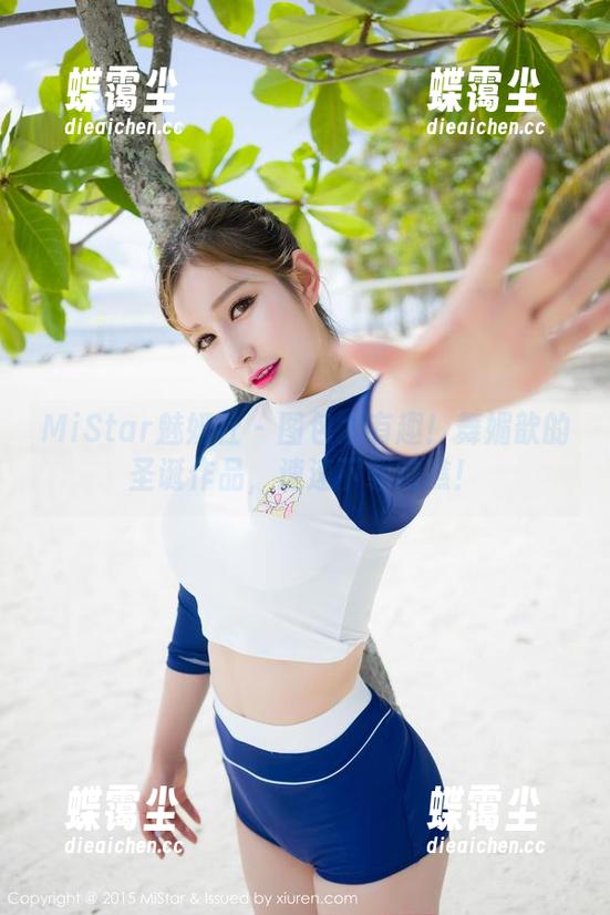 MiStar魅妍社 - 图包太有趣！舞媚歆的圣诞作品，速速下载瞧瞧！-蝶霭尘