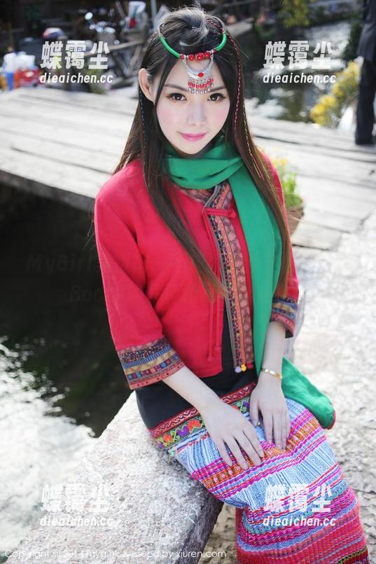 MyGirl美媛馆 - 不愧为定制女仆，芝芝Booty的写真让我想跑去找她-蝶霭尘